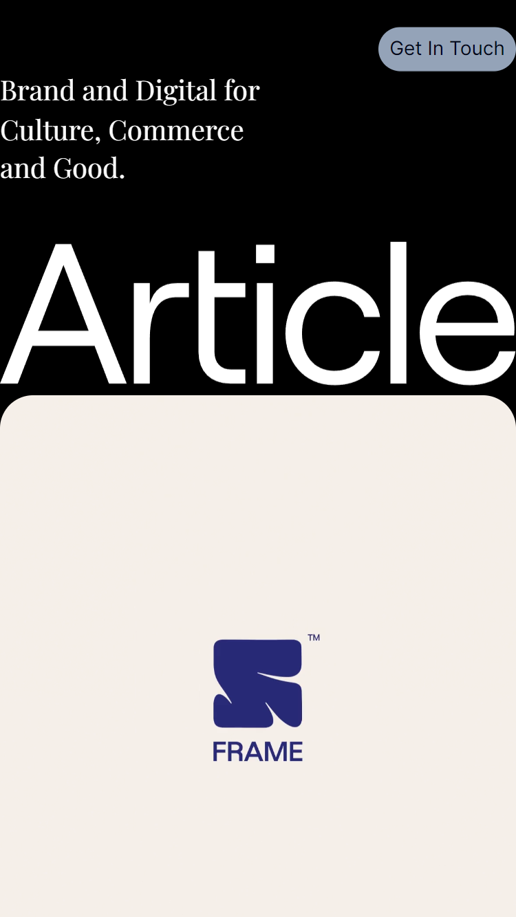 Article Web Page Clone